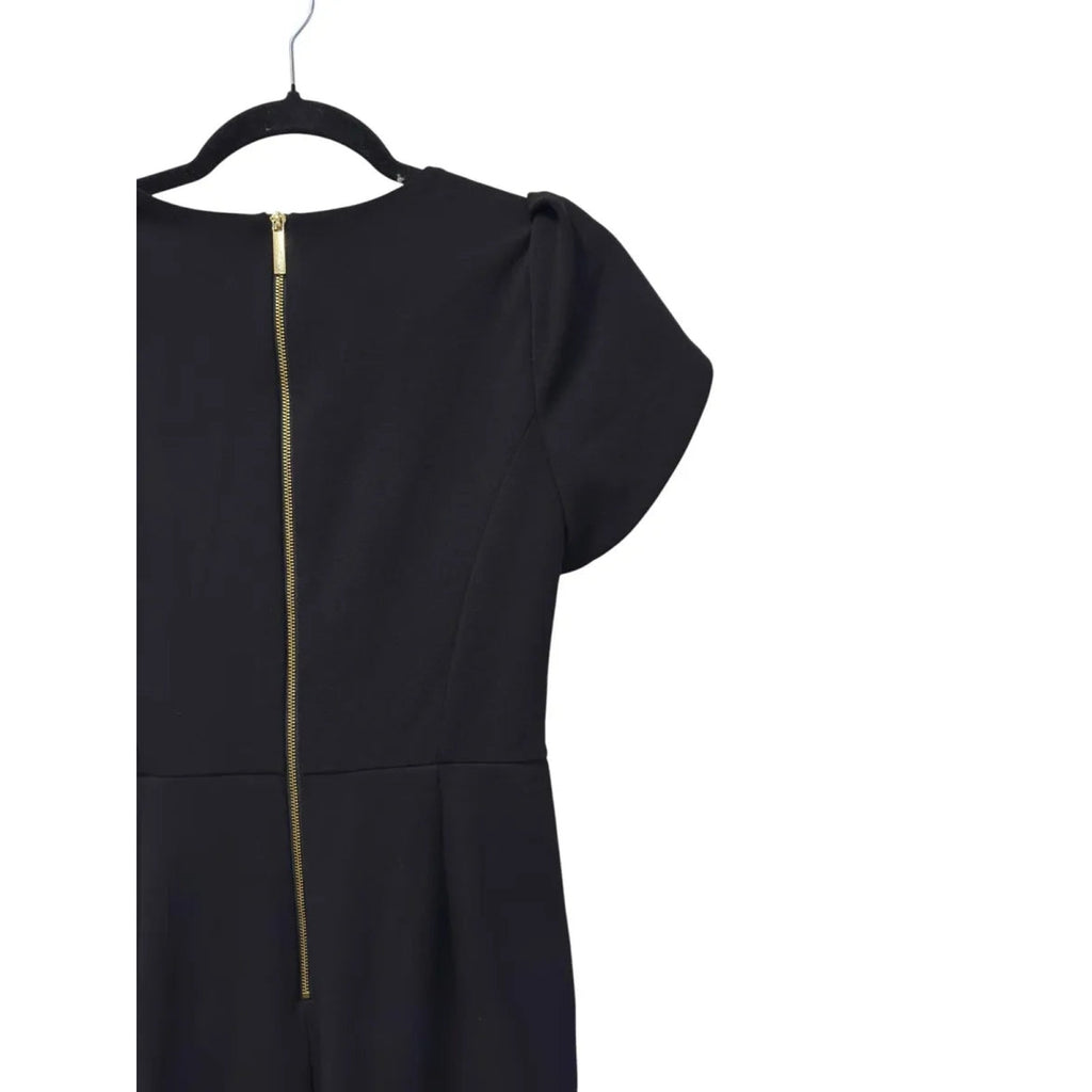 Black short-sleeve Calvin Klein jumpsuit