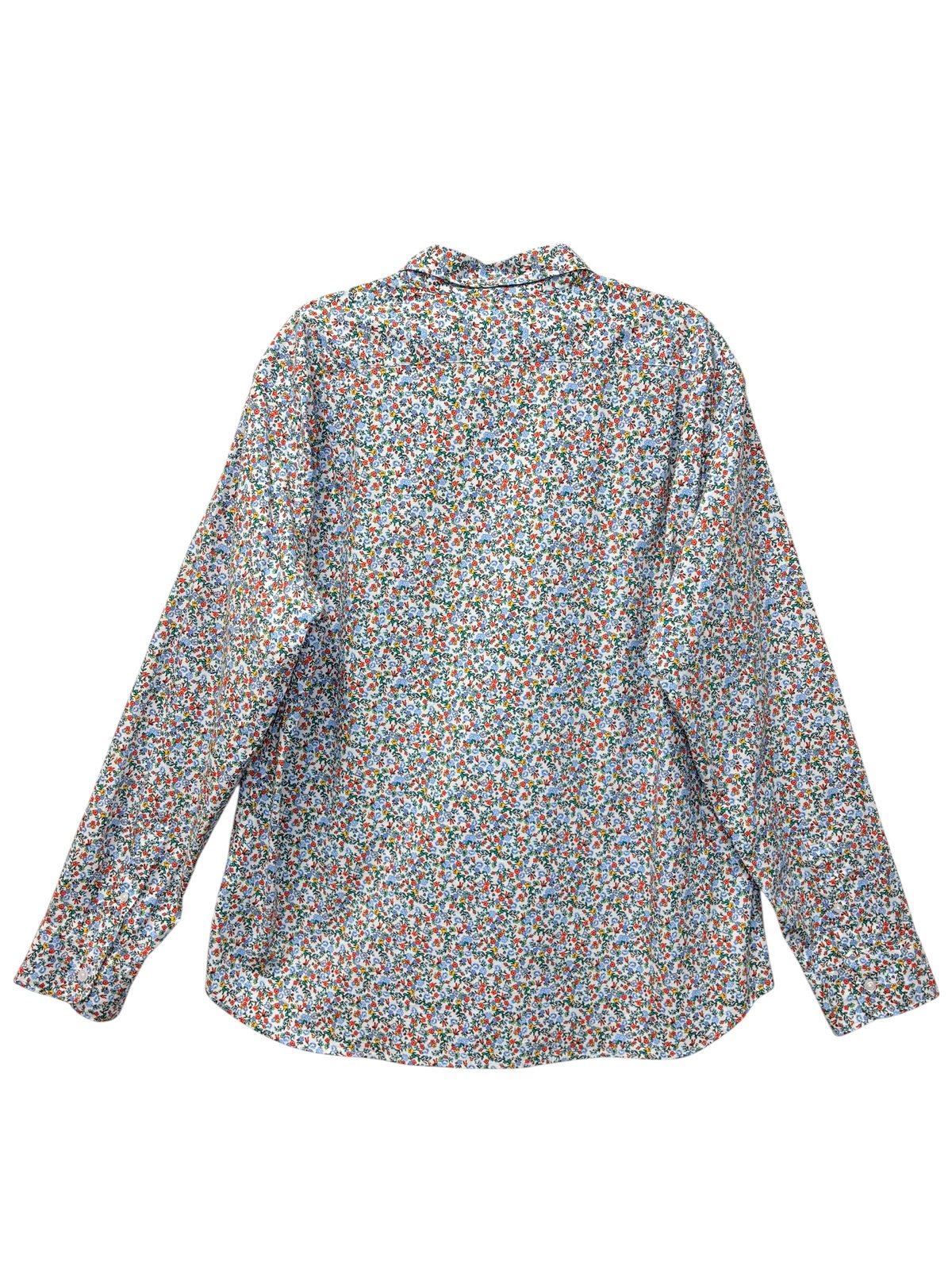 J.Crew Slim Untucked Flex Oxford Floral Button-Down Shirt L