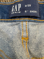 GAP Denim Short Medium Blue Wash