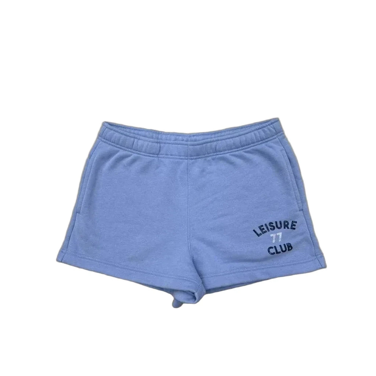 American Eagle Leisure Club 77 Fleece Sweat Shorts Light Blue
