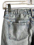 Abercrombie Kids Low Rise Baggy Distressed Jeans Light Blue