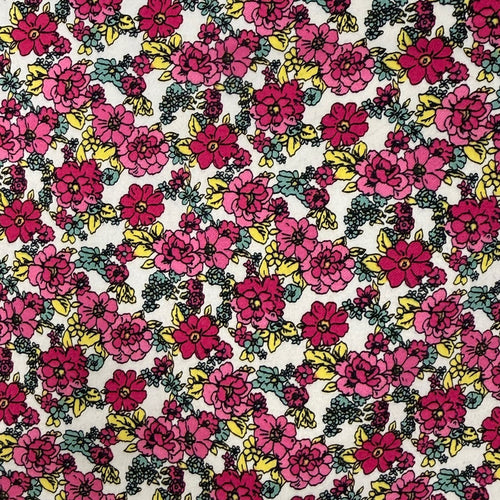 346 Brooks Brothers Floral Print Cotton Pencil Skirt