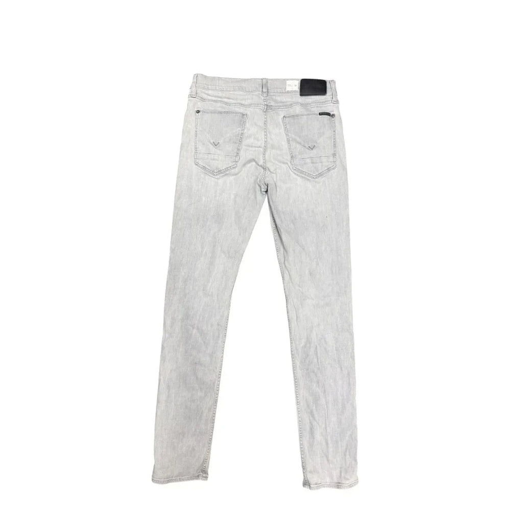 Hudson Blake Slim Straight Jeans Light Grey