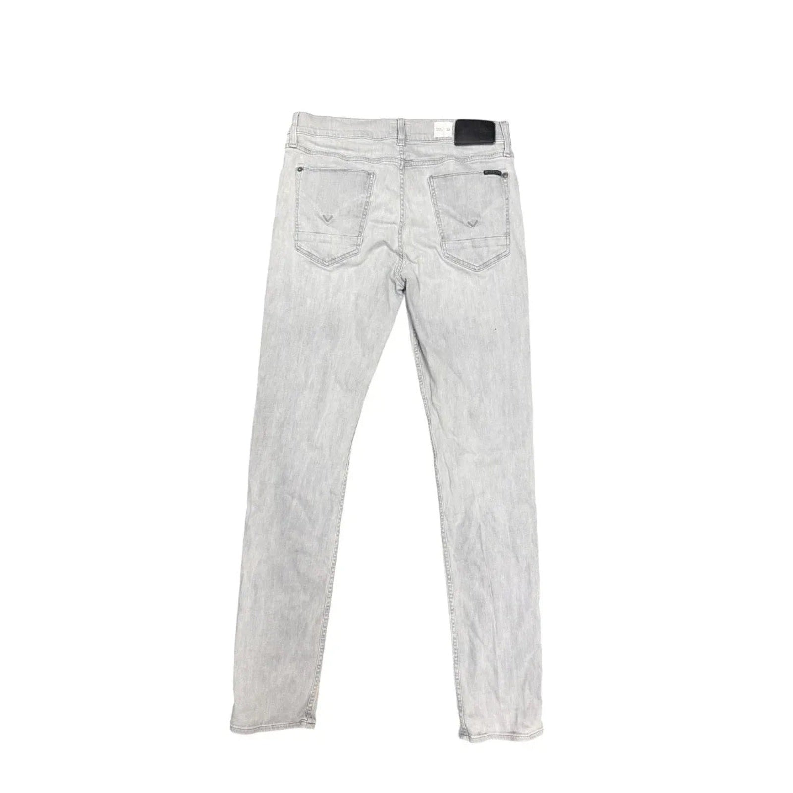 Hudson Blake Slim Straight Jeans Light Grey