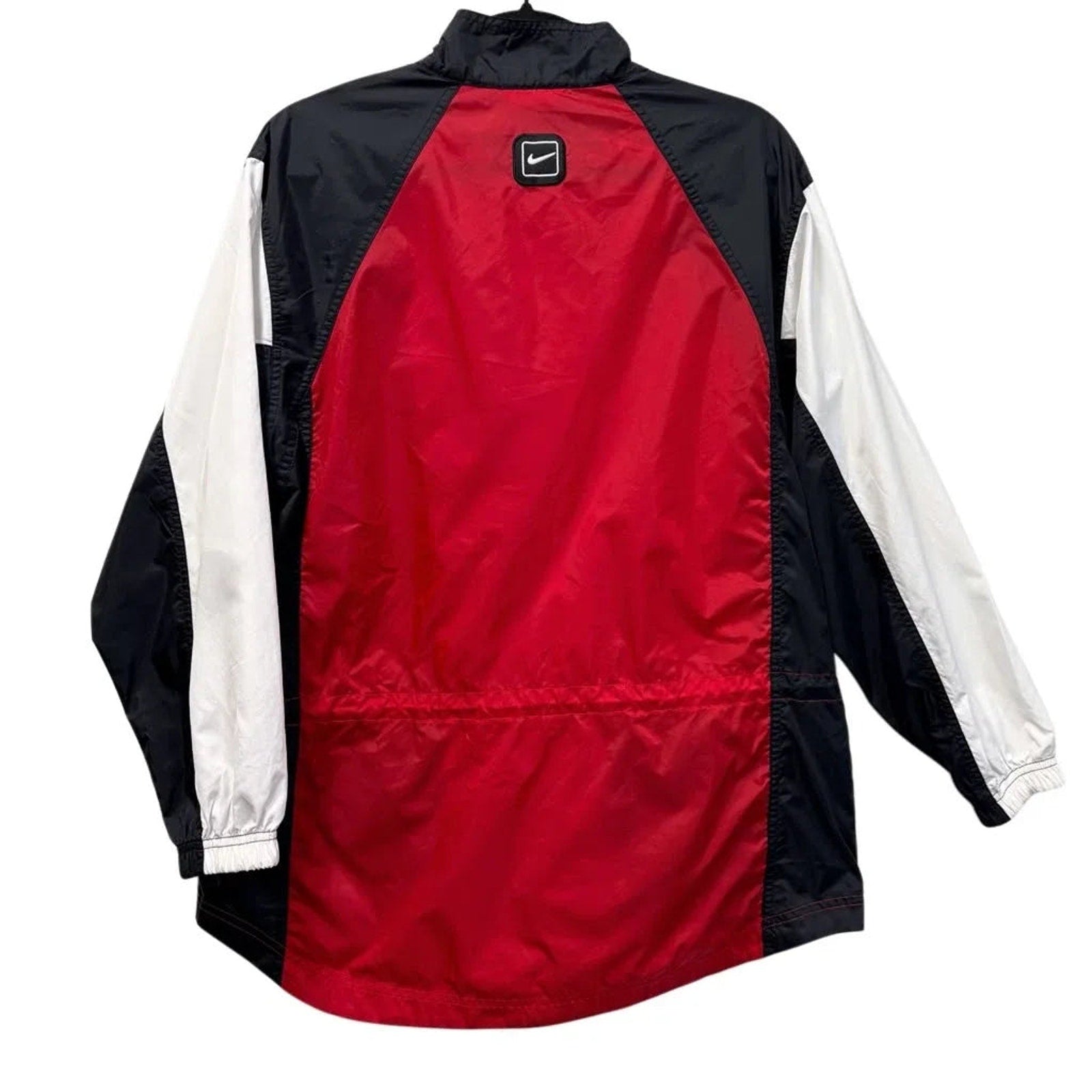 Nike Colorblock Windbreaker Track Jacket Red