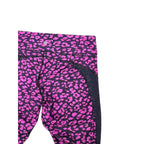 Lululemon Leopard Print Athletic Leggings Mesh Panels