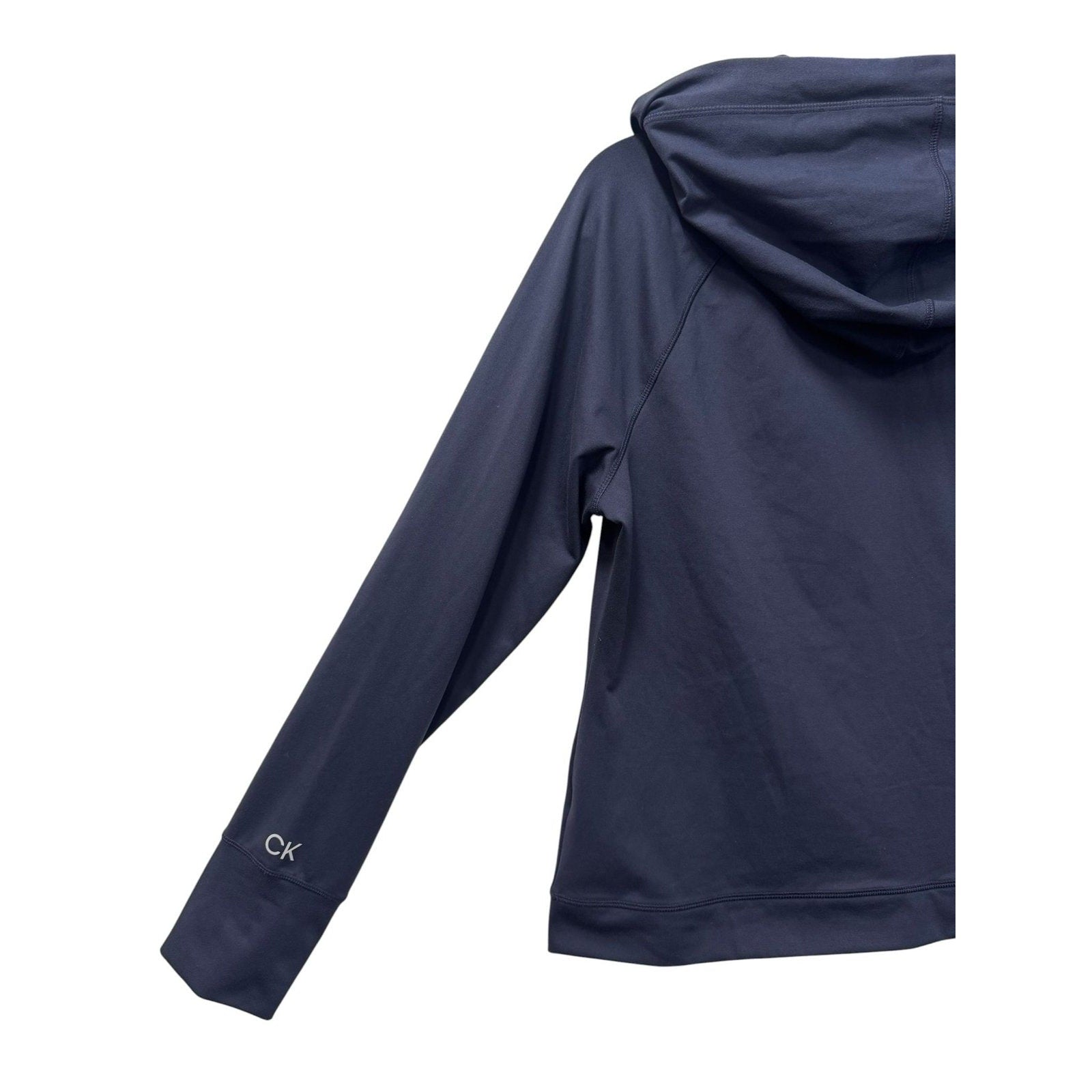 Navy Calvin Klein Performance Stretch pants and zip-up sweatshirt set