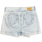 Online Jeans Light Wash Distressed Denim Mini Skort Size 10
