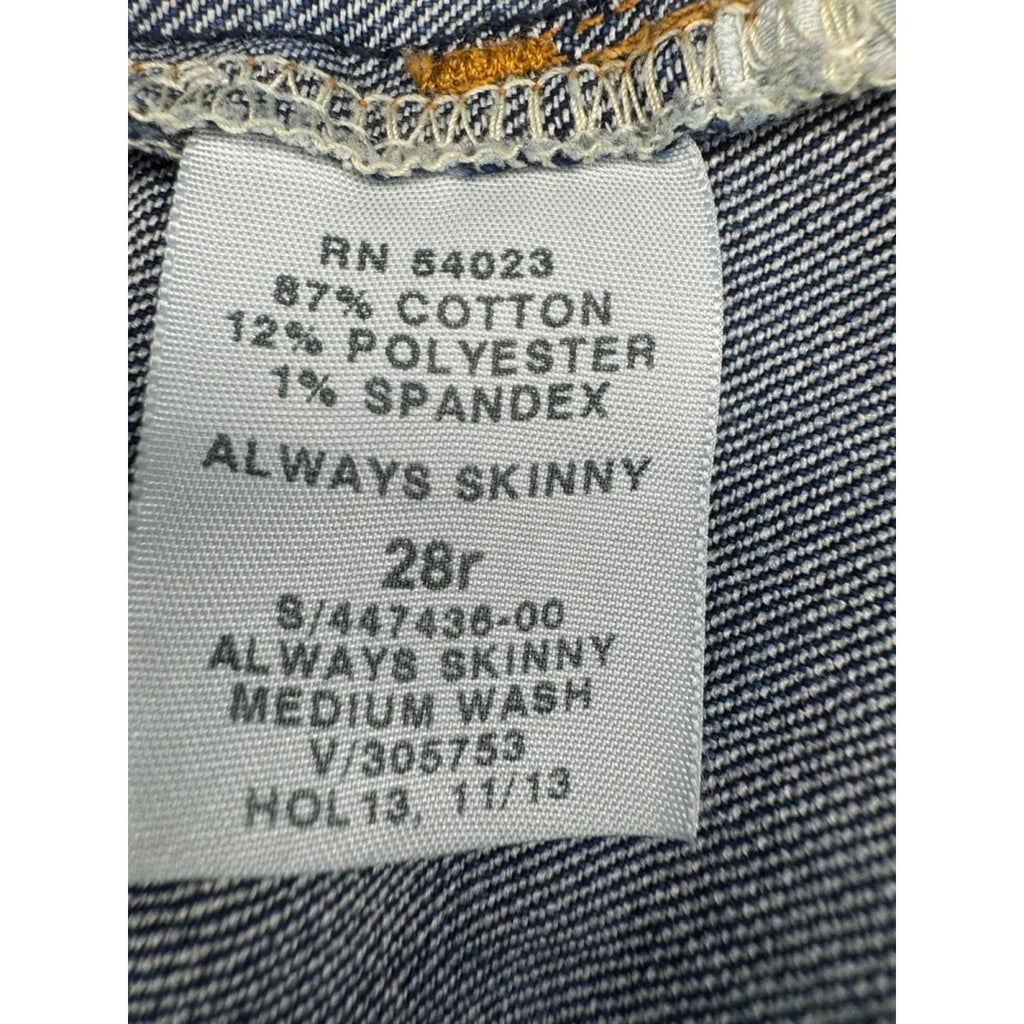 Gap 1969 Skinny Jeans Medium Blue Size 28