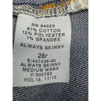Gap 1969 Skinny Jeans Medium Blue Size 28