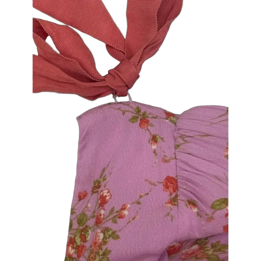 Wild Fable Floral Print Mini Dress Shoulder Ties