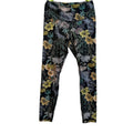 Playground leggings in blue floral print in size L