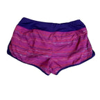 Nike Dri-FIT Running Shorts Purple Wave Print