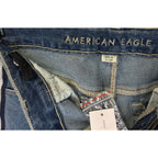 American Eagle Kids Skinny Jeans Medium Blue Side Stripe