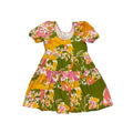 Julie Brown New York Floral Tiered Puff Sleeve Mini Dress with Pockets