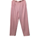 St. John Collection Pink Knit Pants Size 2 USA Made Elastic Waist Luxury Knit