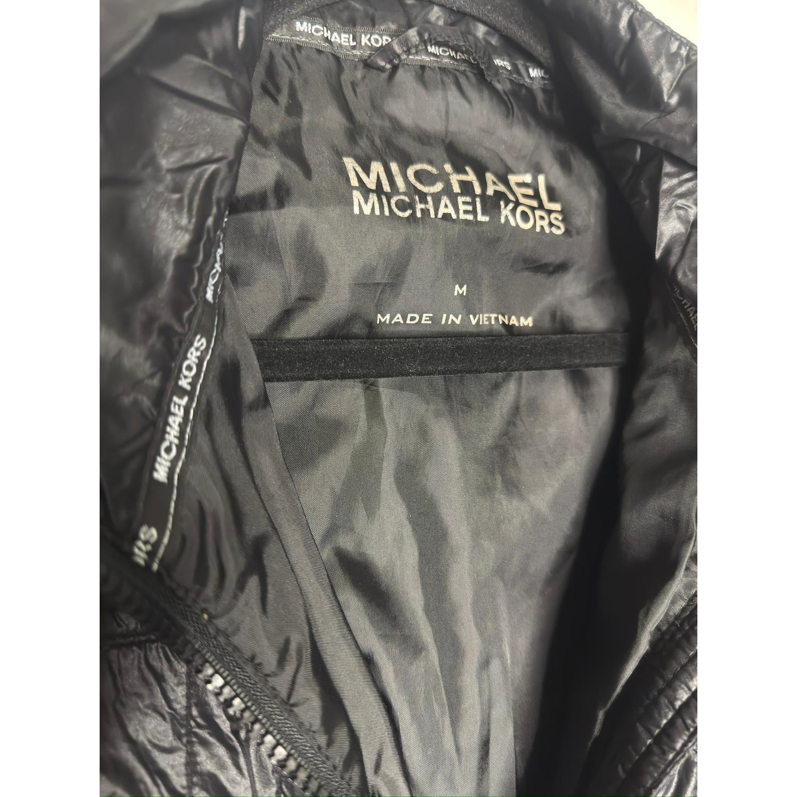 Michael Kors Quilted Puffer Vest Black