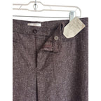 Christopher & Banks Brown Tweed Comfort Flex Trousers