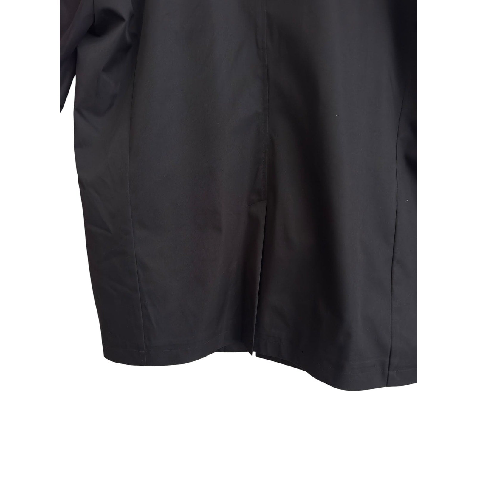 Joseph Abboud Modern Fit Black Overcoat