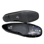 Seychelles Jamie Wides Black Studded Ballet Flats Size 9W