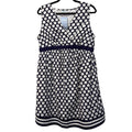 JoJo Maman Bébé Polka Dot Print Dress Navy/White Size 14