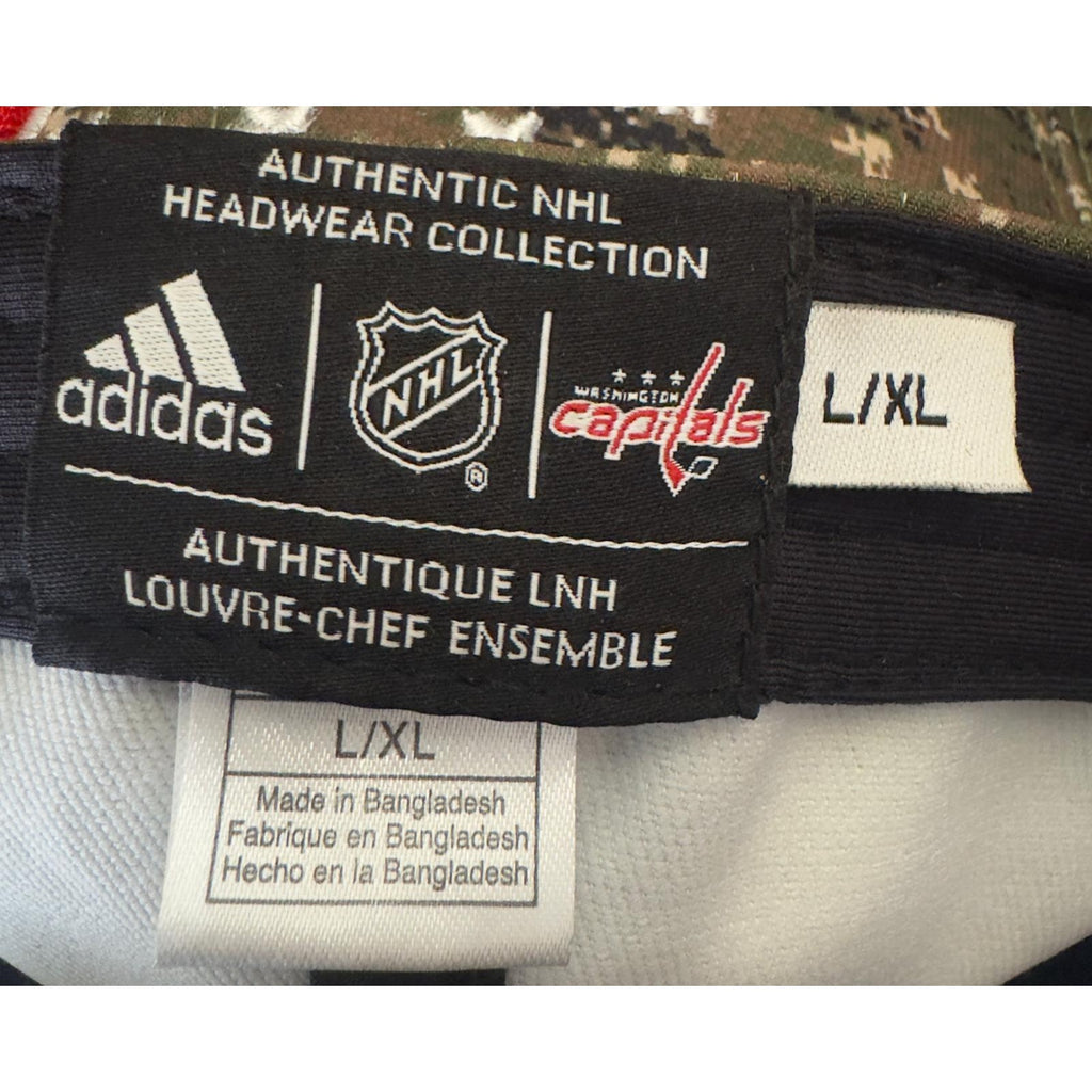 Adidas Washington Capitals NHL Digital Camo Fitted Cap
