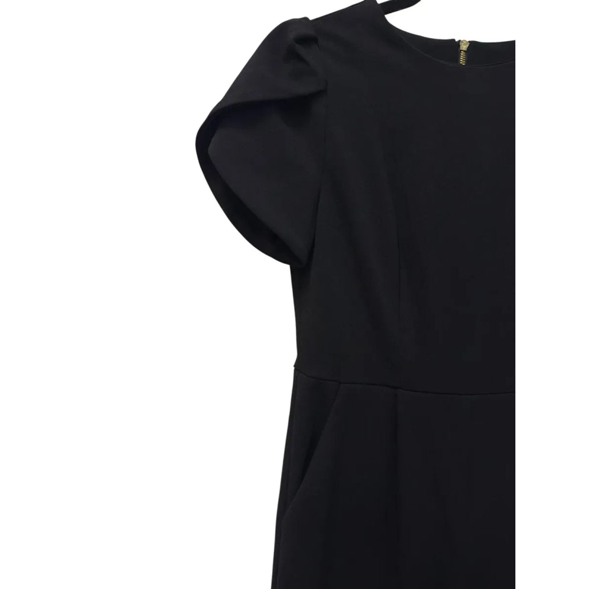 Black short-sleeve Calvin Klein jumpsuit