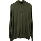 Brooks Brothers grey zipper men's cardigan