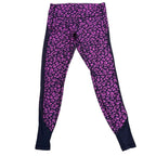 Lululemon Leopard Print Athletic Leggings Mesh Panels