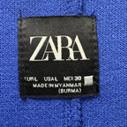 Zara Royal Blue Open-Front Coat Size L