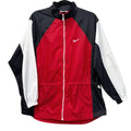 Nike Colorblock Windbreaker Track Jacket Red