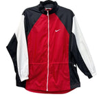 Nike Colorblock Windbreaker Track Jacket Red