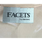 Facets by Mirrors Victorian Doll Print Tapestry Vest
