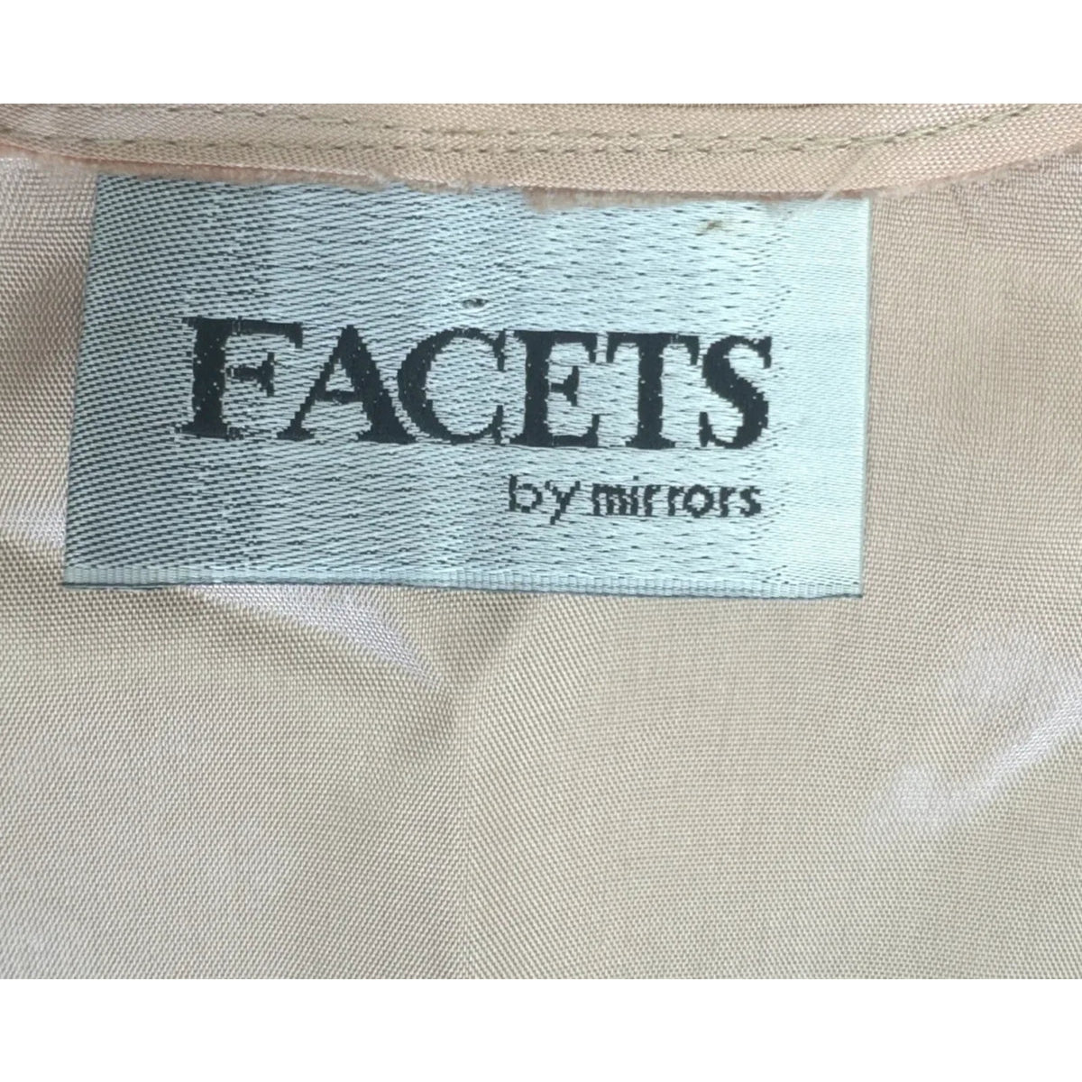 Facets by Mirrors Victorian Doll Print Tapestry Vest