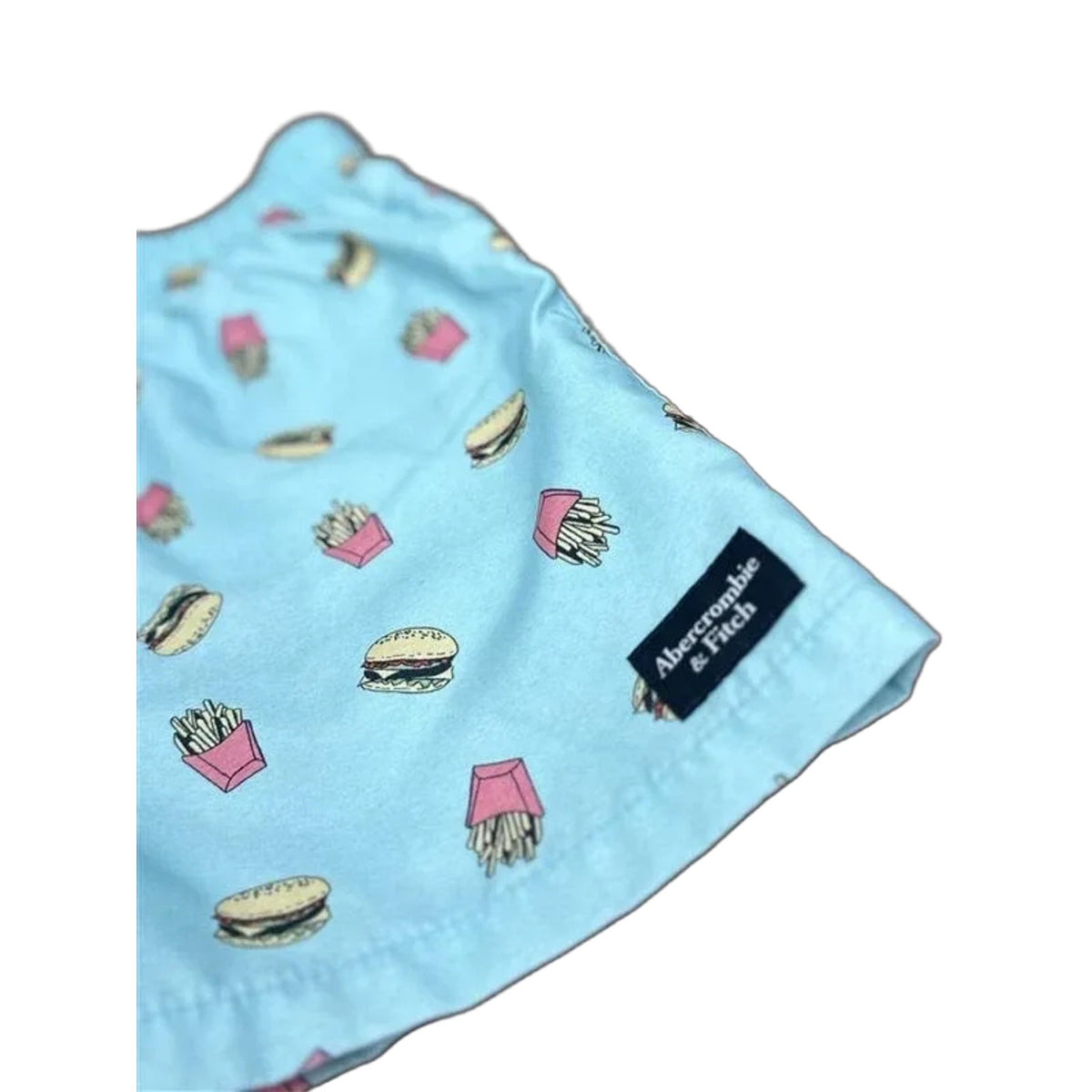 Abercrombie & Fitch Kids Burger Fries Swim Shorts Mint