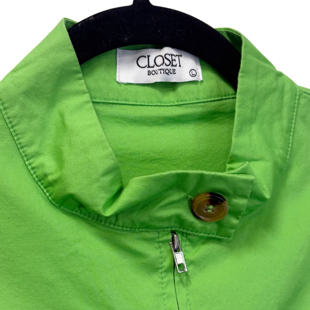 Closet London Green Cargo Utility Sleeveless Jumpsuit Size L