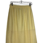 Lost + Wander Jacquard Maxi Skirt Yellow S