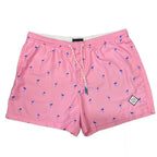 American Eagle Pink Flamingo Print Swim Trunks Size XXL