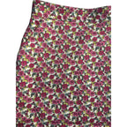 Brooks Brothers Ditsy Floral Linen Blend Pencil Skirt White