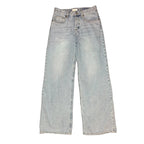 H&M Wide Leg High Waist Jeans Light Blue
