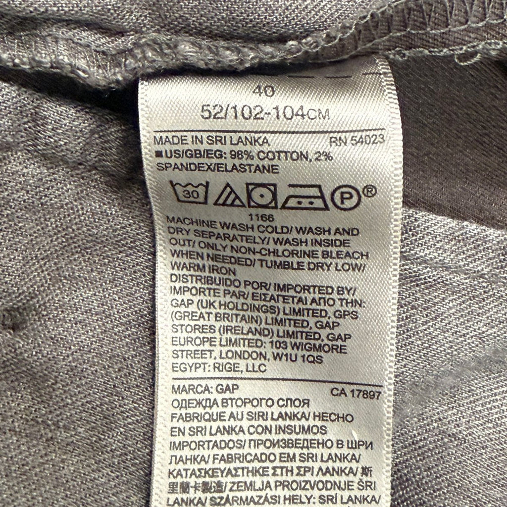 Gap Men's 7" Chino Shorts Dark Gray Size 40