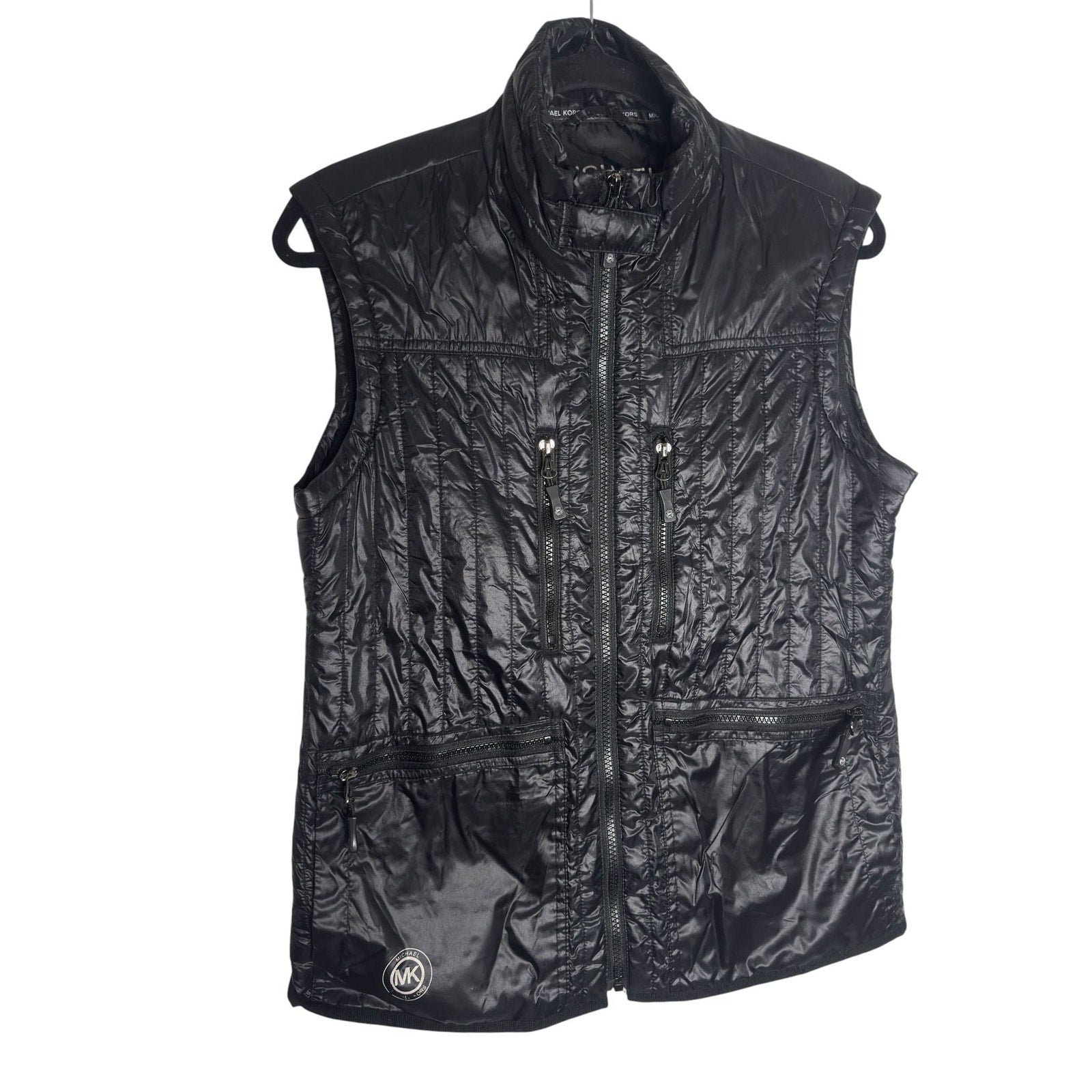 Michael Kors Quilted Puffer Vest Black
