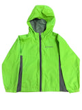 Columbia neon green boy's rain coat in size XXS