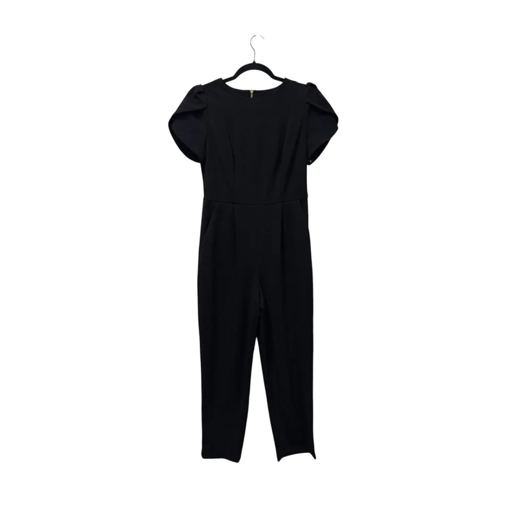 Black short-sleeve Calvin Klein jumpsuit