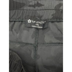 Tuff Athletics Camo Print Athletic Shorts Black