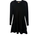 BOSS Black Sweater Dress Size S Long Sleeve Knit Fit and Flare Elegant Dress