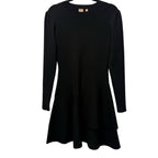 BOSS Black Sweater Dress Size S Long Sleeve Knit Fit and Flare Elegant Dress