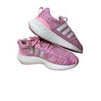 Adidas Swift Run Sneakers Pink Purple White Size 4