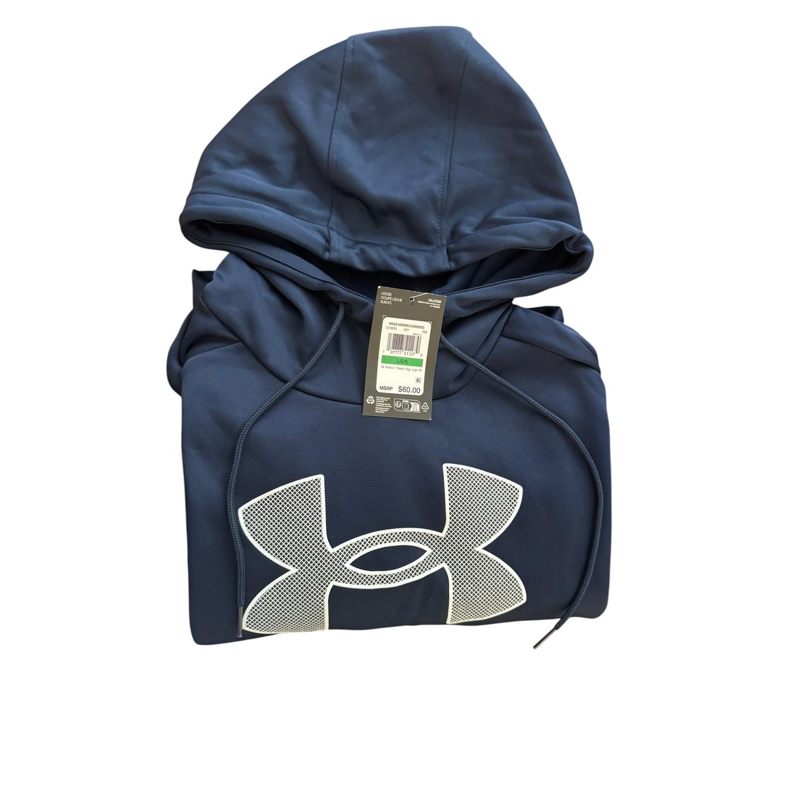 Under Armour Fleece Big Logo Hoodie Navy