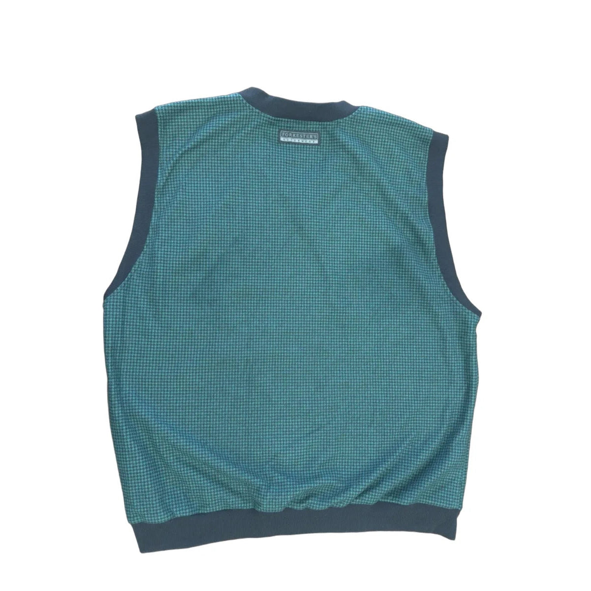 Forrester's Outerwear Houndstooth Fleece-Lined Vest